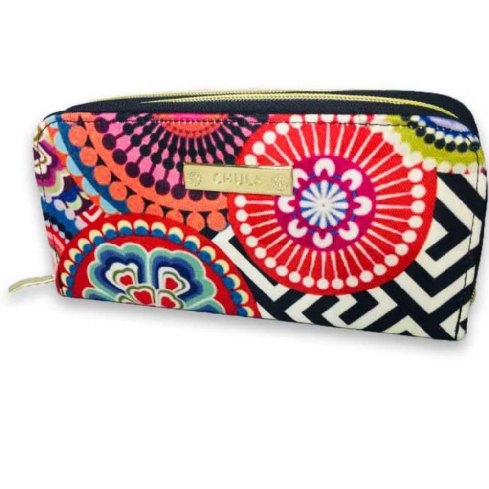 Chula Multicolor Pattern Wallet | Made in Mexico | New With Tags | Zip Around